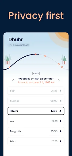 Pillars: Prayer Times & Qibla screenshot 2