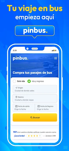 Pinbus: Compra Pasajes de Bus screenshot 1