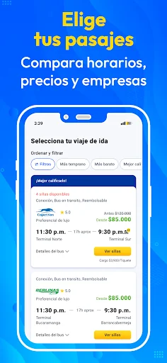 Pinbus: Compra Pasajes de Bus screenshot 3