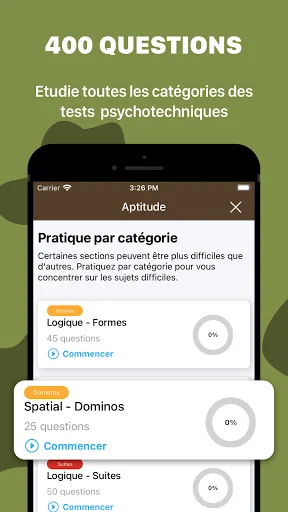Test d'Aptitude Pour l'Armée screenshot 3