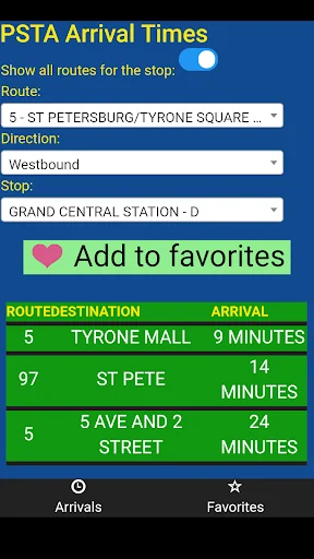 Pinellas County Bus Tracker screenshot 1