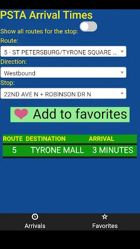 Pinellas County Bus Tracker screenshot 3