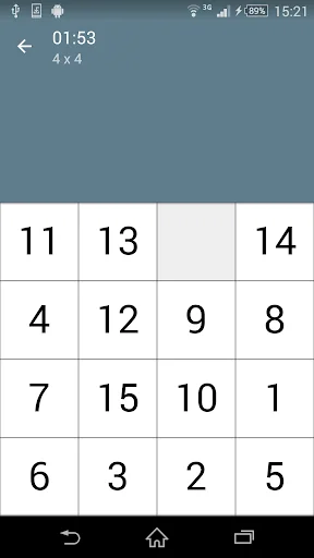 15 Puzzle (Game of Fifteen) screenshot 1