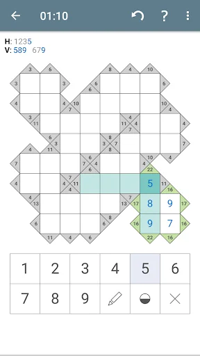 Kakuro (Cross Sums) screenshot 1