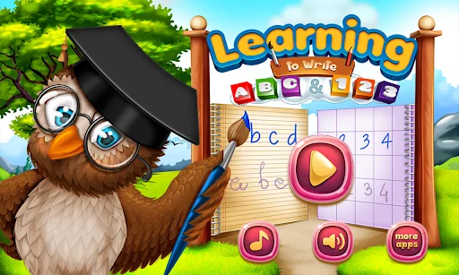 Learning to Write ABC and 123