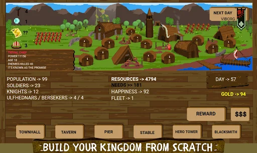 The Last Vikings Kingdom: City screenshot 1