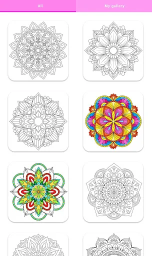 Mandala Coloring Antistress screenshot 3