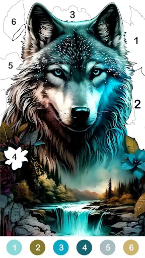 Animal Color-Paint By Number