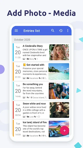 Diaro - Diary Journal Notes screenshot 1