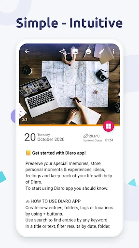 Diaro - Diary Journal Notes screenshot 2
