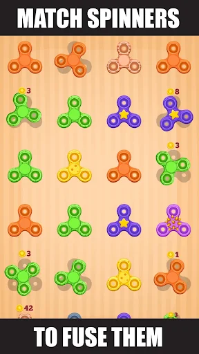 Spinner Evolution - Merge It! screenshot 1