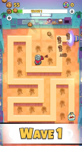 Cookies TD: Idle Tower Defense screenshot 1