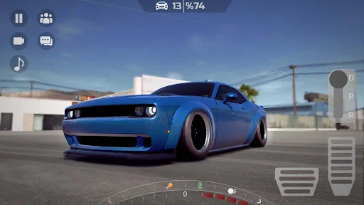 Parking Dodge Challenger City