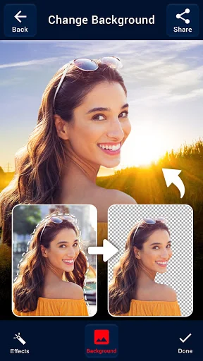 Auto Background Changer Eraser