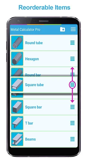 Metal Weight Calculator Pro screenshot 1