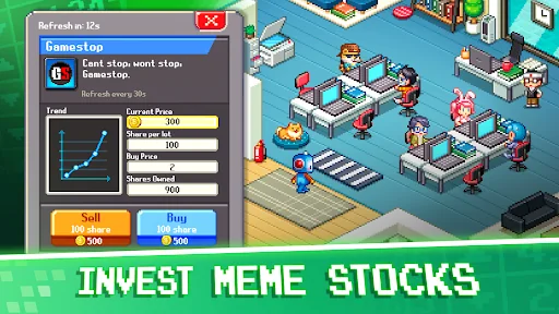 Tap Tap Trillionaire: 8 Bits screenshot 1
