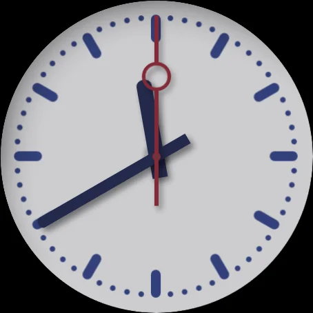 Dutch Railway Station Clock screenshot 4