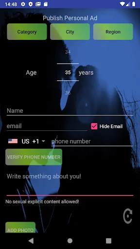 Men and Women Personal Ads screenshot 3