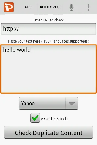 Plagiarism Checker screenshot 1