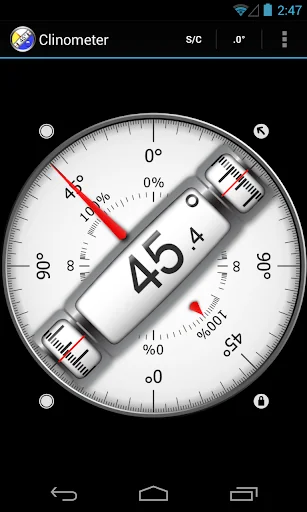 Clinometer  +  bubble level screenshot 2