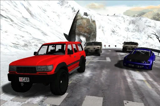 Snow Car Racing