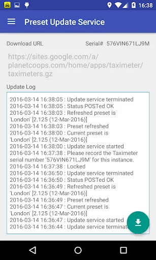 Preset Update Service