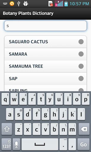 Botany Plants Dictionary screenshot 2