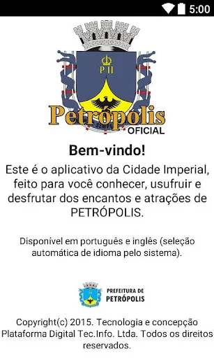 Aplicativo Petrópolis