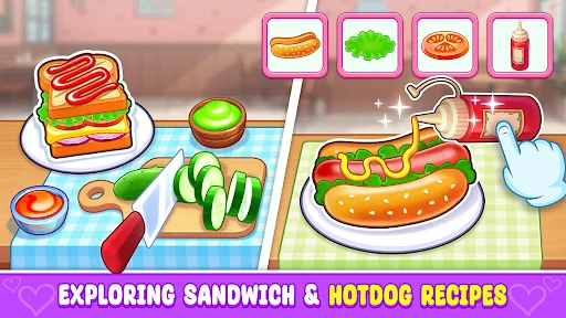 Fast Food - Kids Cooking Games