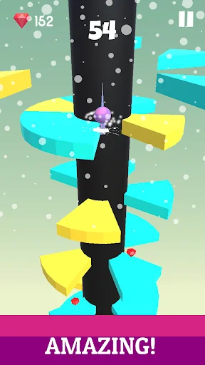 Tower Crash Spiral Ball Jump