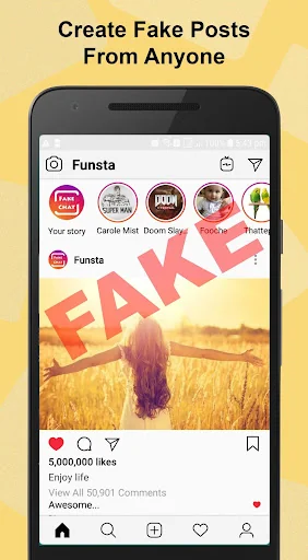 Funsta - Post and Direct Prank screenshot 1