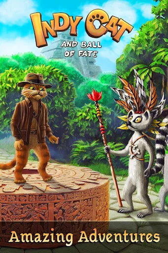 Indy Cat: Match 3 Adventure screenshot 3