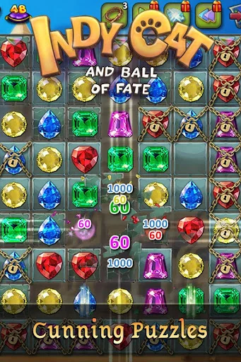 Indy Cat: Match 3 Adventure screenshot 4
