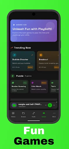 PLAYsoft: Games, Music & Video