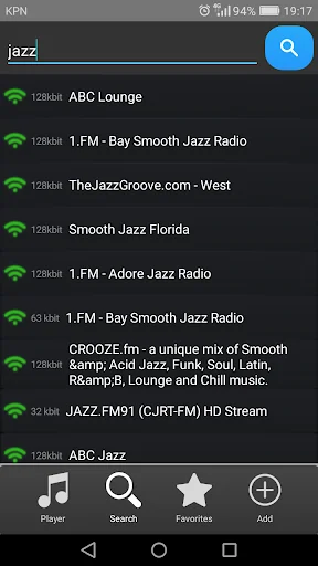 playStream Internet Radio screenshot 1