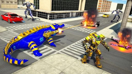 Crocodile Robot Car Battle