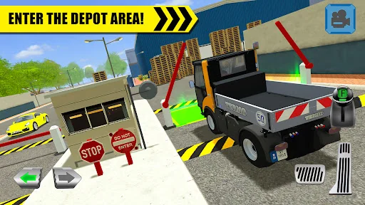 Truck Driver Depot Parking Sim