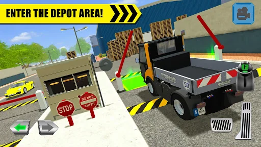 Truck Driver Depot Parking Sim
