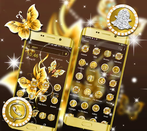 Golden ButterFly Theme