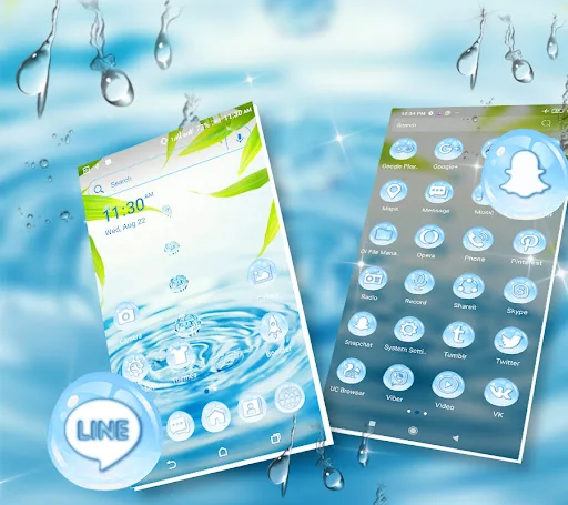 Water Drop Launcher Theme screenshot 3