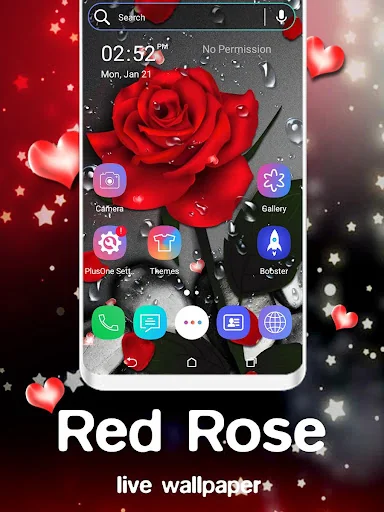 Red Rose Particle LWP screenshot 3