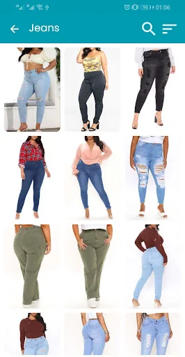 Plus size jeans for women