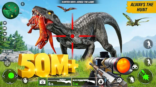 Wild Dinosaur Hunting Zoo Game screenshot 1