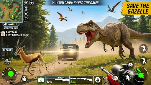 Wild Dinosaur Hunting Zoo Game screenshot 4