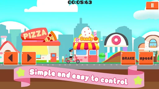 Girls run bike: Real racing