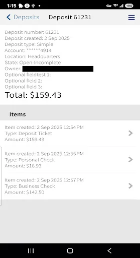 PNC Deposit On-Site Mobile screenshot 3