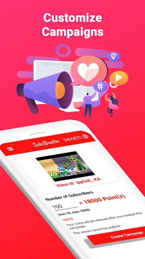 SubsBooster - Subs & Likes screenshot 4