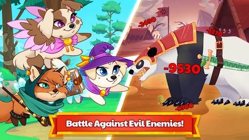 Dungeon Dogs - Idle RPG screenshot 4