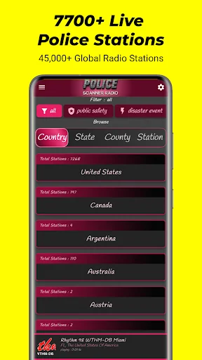 Police Scanner 5-0: Live Radio screenshot 2