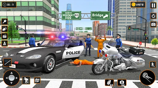 Jail Prison Police Car Chase
